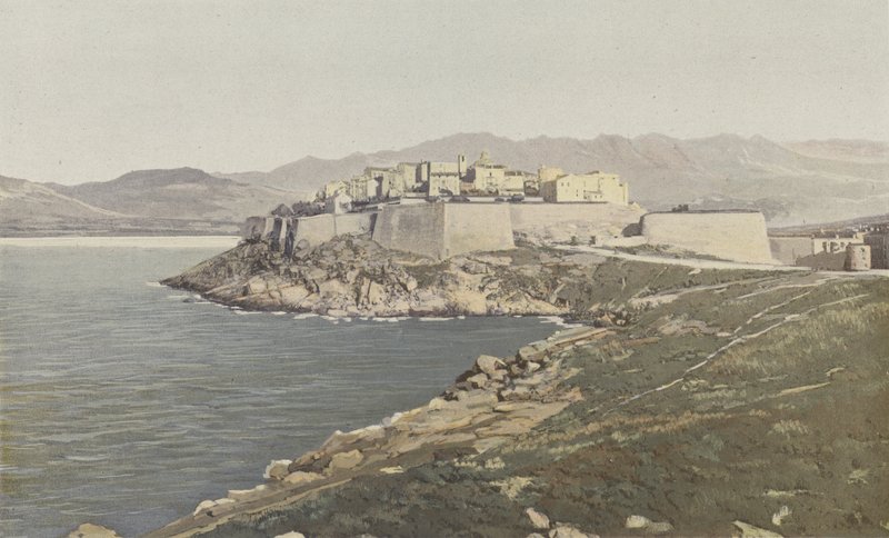 Calvi, Upper Town by French Photographer