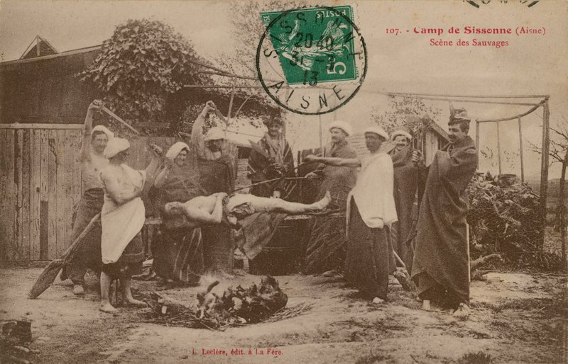 Camp at Sissonne, Aisne, France by French Photographer