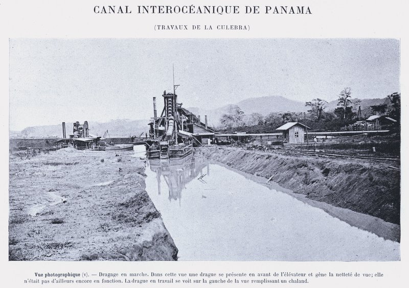 Canal Interoceanique De Panama, Travaux De La Culebra by French Photographer