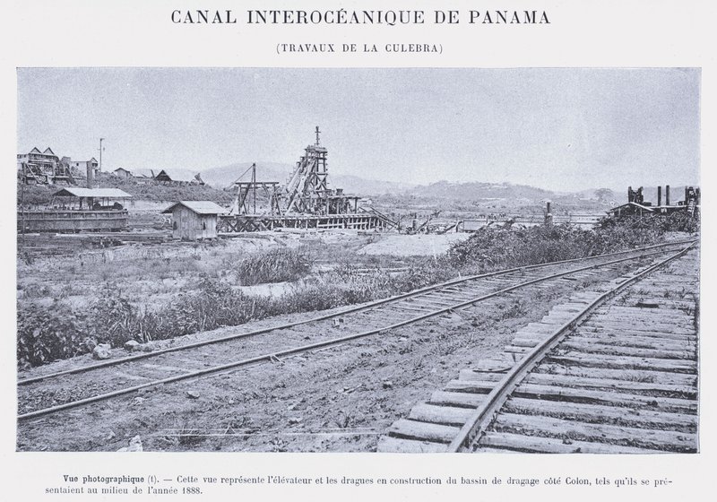 Canal Interoceanique De Panama, Travaux De La Culebra by French Photographer