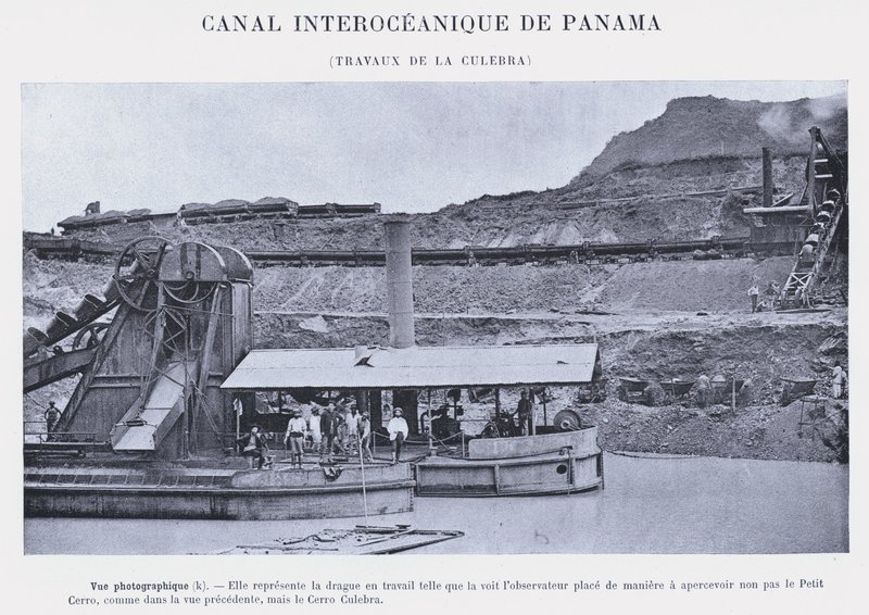 Canal Interoceanique De Panama, Travaux De La Culebra by French Photographer