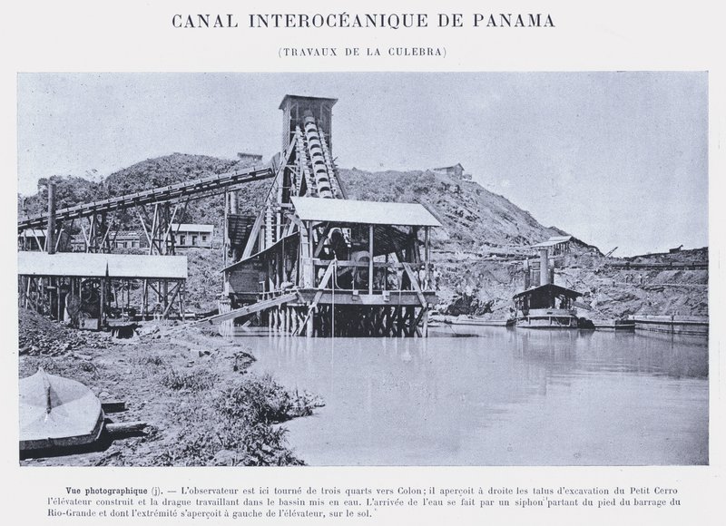Canal Interoceanique De Panama, Travaux De La Culebra by French Photographer