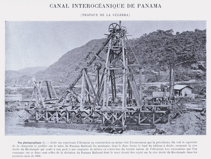 Canal Interoceanique De Panama, Travaux De La Culebra by French Photographer