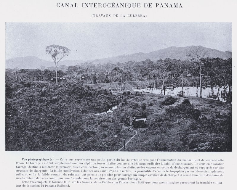 Interoceanic Canal of Panama, Works of La Culebra by French Photographer