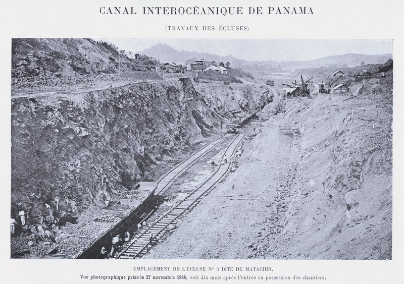 Canal Interoceanique De Panama, Travaux Des Ecluses by French Photographer