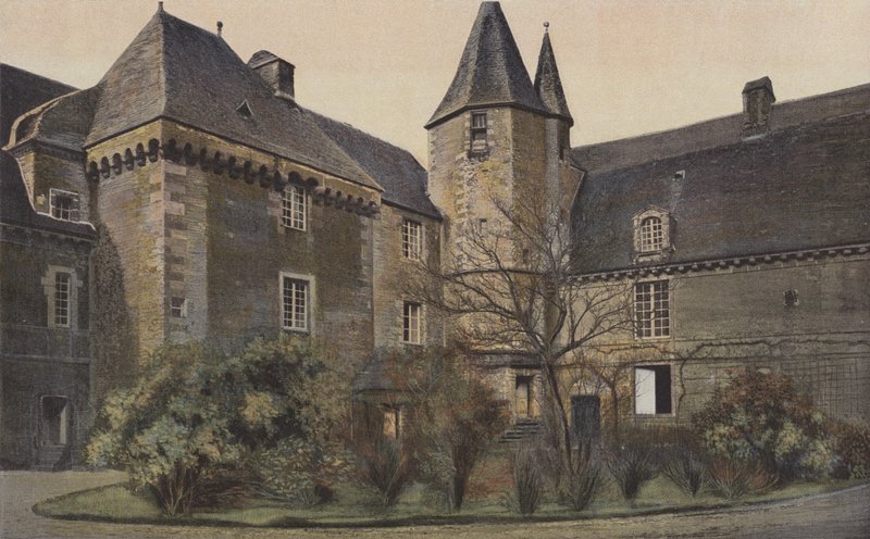 Carrouge, Chateau, Facade on the Courtyard by French Photographer