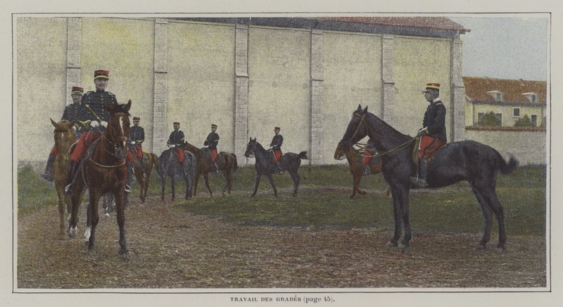 Cavalrymen Training by French Photographer