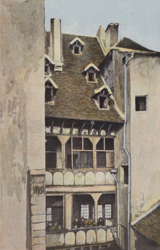 Chalon-sur-Saone, House with 5 Granaries by French Photographer