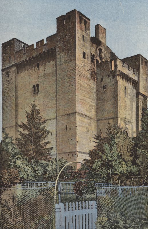 Chambois, The Chateau, The Donjon, Southwest Side by French Photographer