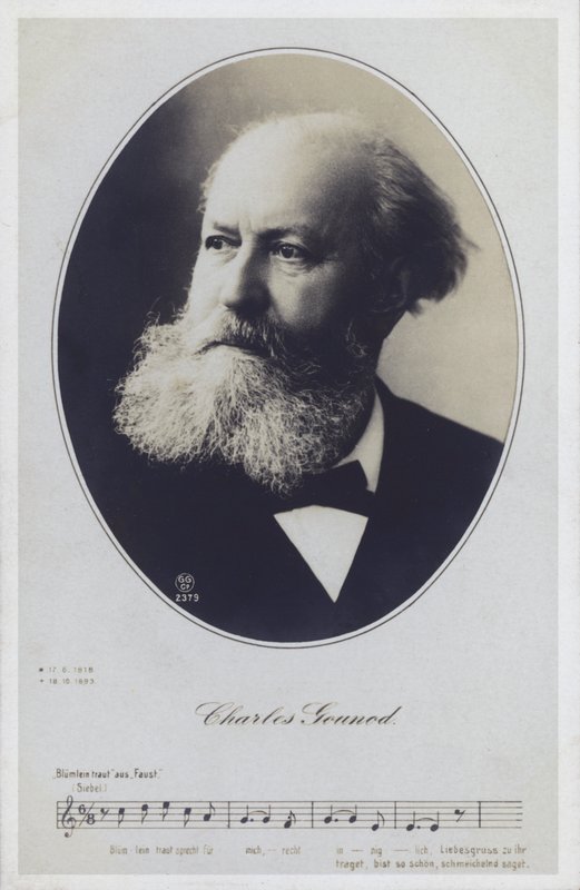 Charles Gounod, French pianist and composer by French Photographer