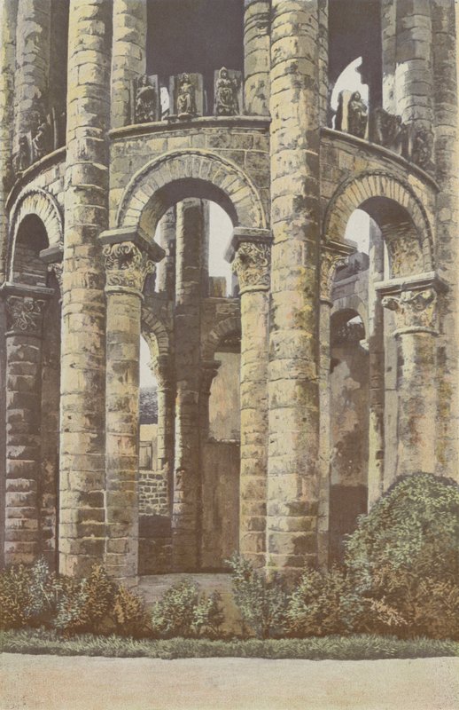 Charroux, Former Abbey, Tower, Lower Part by French Photographer