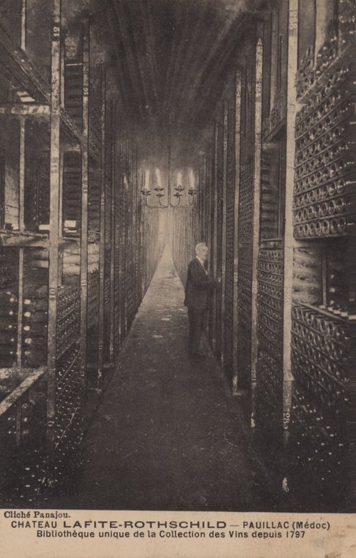 Chateau Lafite-Rothschild, Pauillac, Medoc, Library of collection of wines since 1797 by French Photographer