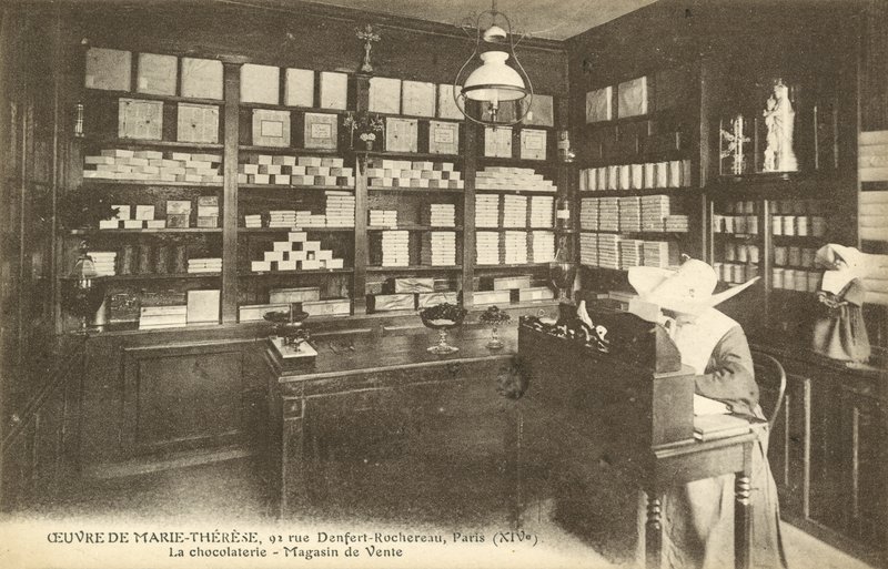 Chocolate Shop, 92 Rue Denfert-Rochereau, Paris by French Photographer