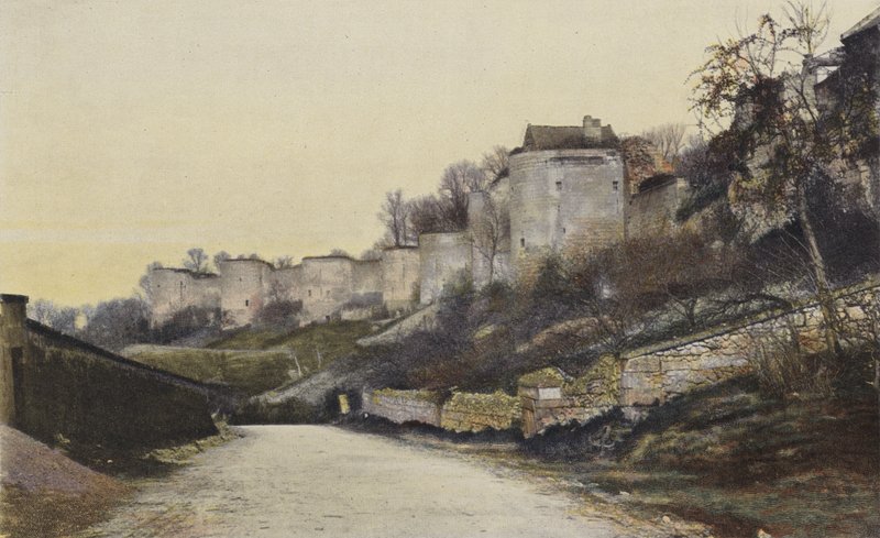 Coucy-le-Chateau, Old Ramparts by French Photographer