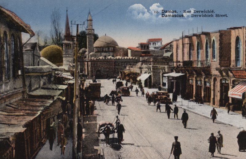 Damascus, Derwishieh Street by French Photographer