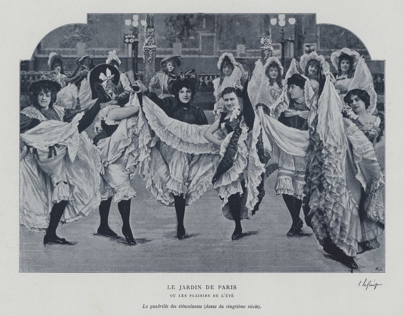 Dancers at the Jardin de Paris by French Photographer