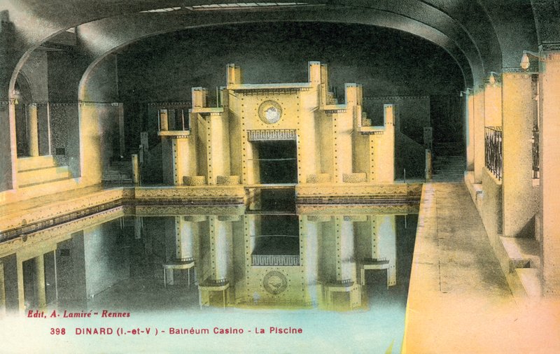 Dinard, Balneum Casino, The Pool by French Photographer