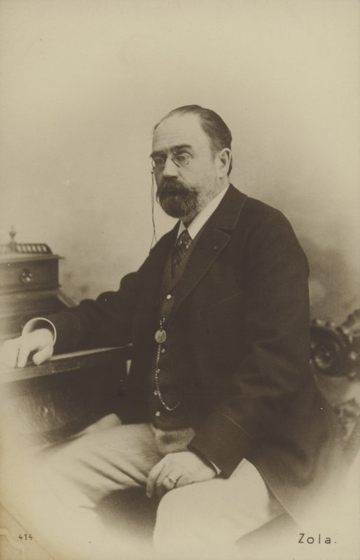 Emile Zola, French Novelist, Playwright and Journalist by French Photographer