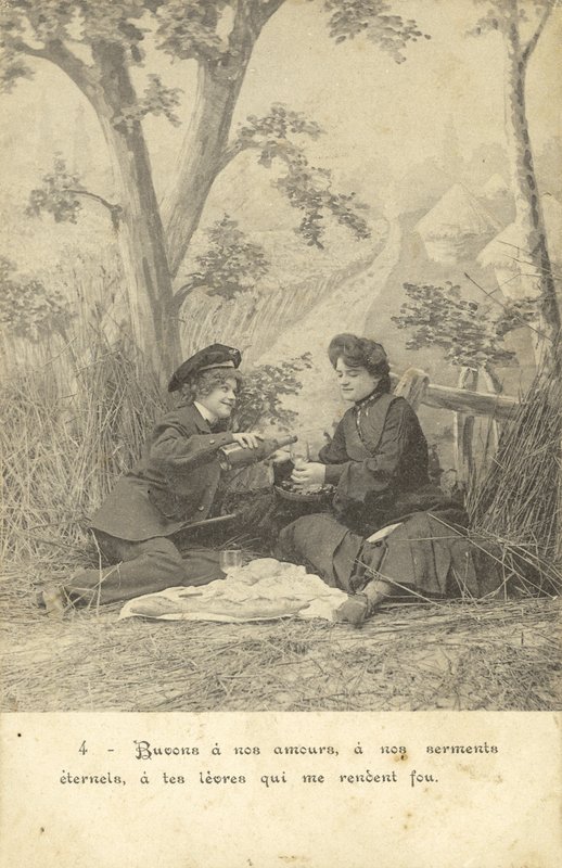 Female lovers in the country by French Photographer