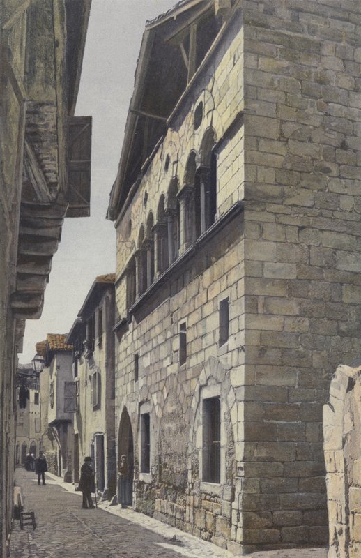 Figeac, 13th Century House (Rue Hortabadial) by French Photographer