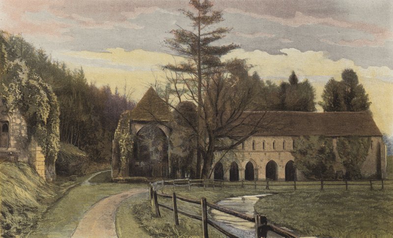 Fontaine-Guerard, Old Abbey (Ensemble) by French Photographer