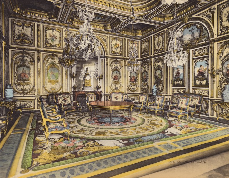 Fontainebleau: Salle du Conseil by French Photographer