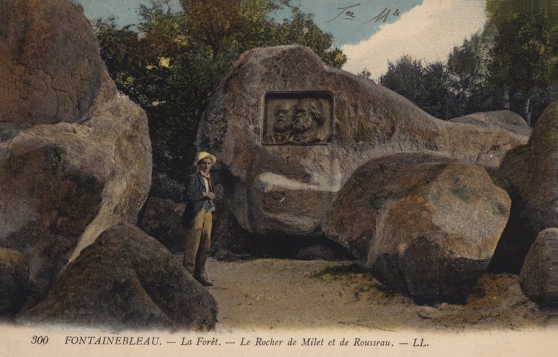 Fontainebleau, La Forêt, Le Rocher de Milet et de Rousseau by French Photographer