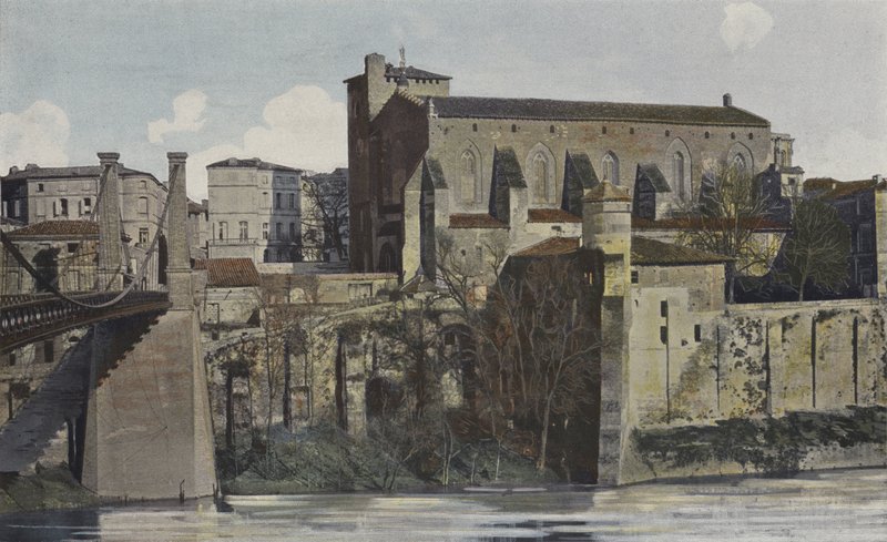 Gaillac, Saint-Michel Church, Southwest View by French Photographer