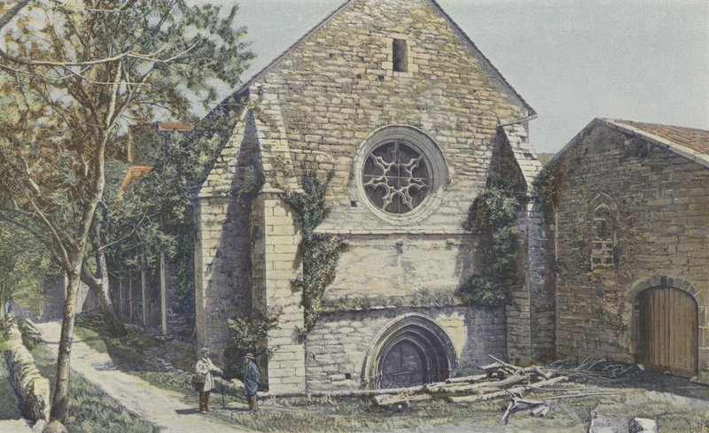 Ginals, Beaulieu Abbey, Church, Northwest View by French Photographer