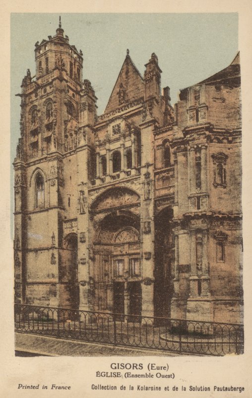 Gisors, Church by French Photographer