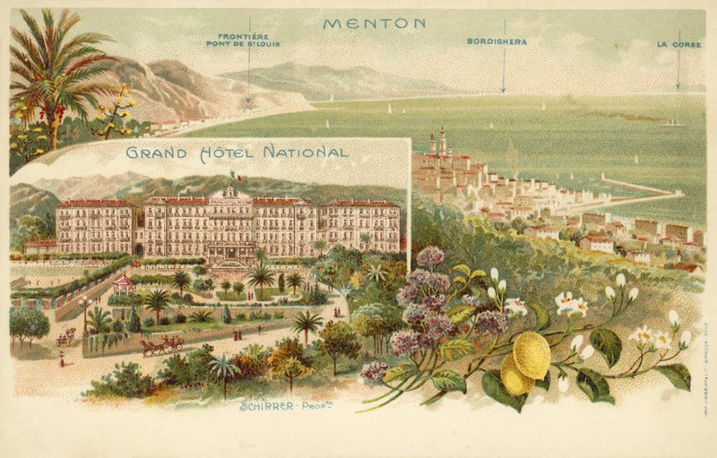 Grand Hotel National, Menton by French Photographer
