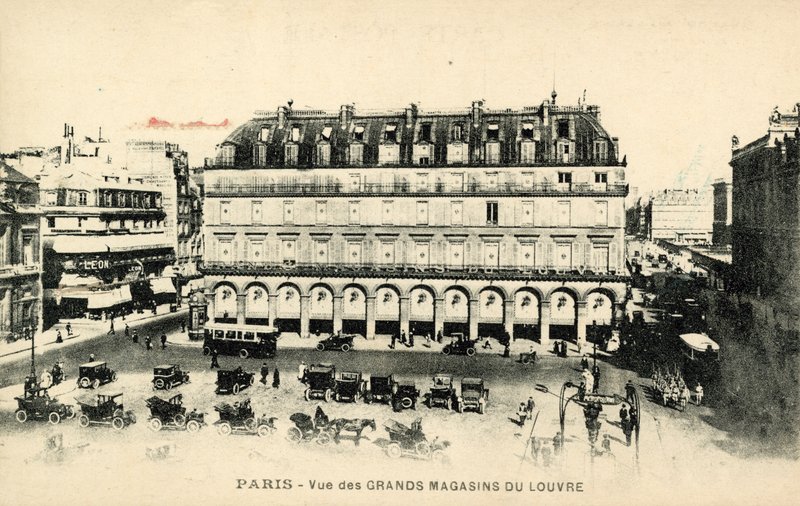Grands Magasins du Louvre Department Store, Paris by French Photographer