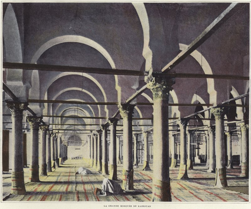 Great Mosque of Kairouan by French Photographer