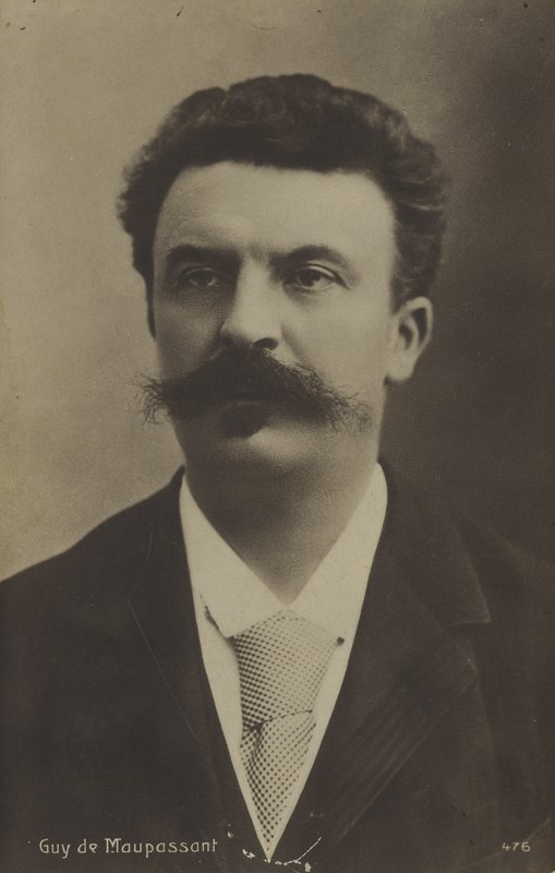 Guy de Maupassant, French author by French Photographer