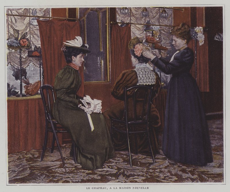 Having a Hat Made at Maison Nouvelle, Paris by French Photographer