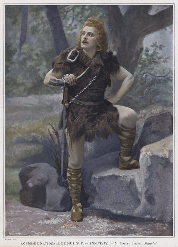 Jean de Reszke in the title role in Siegfried by French Photographer