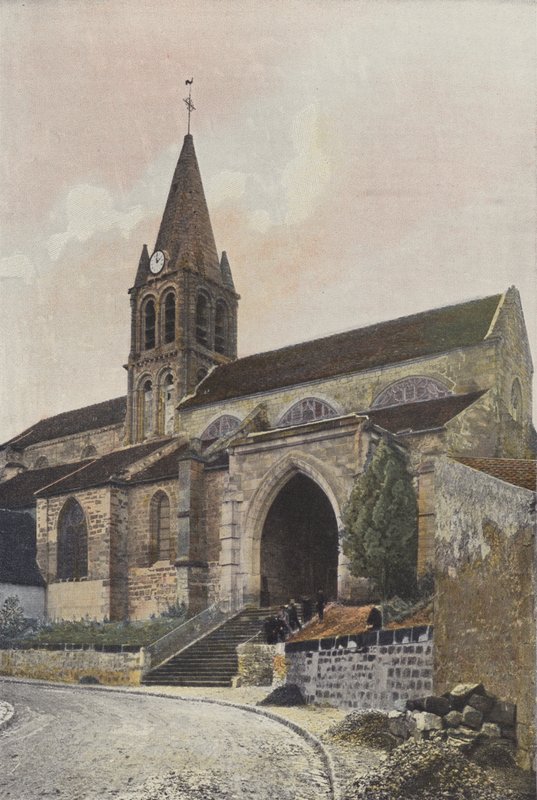Jouy-le-Moutier, Church by French Photographer