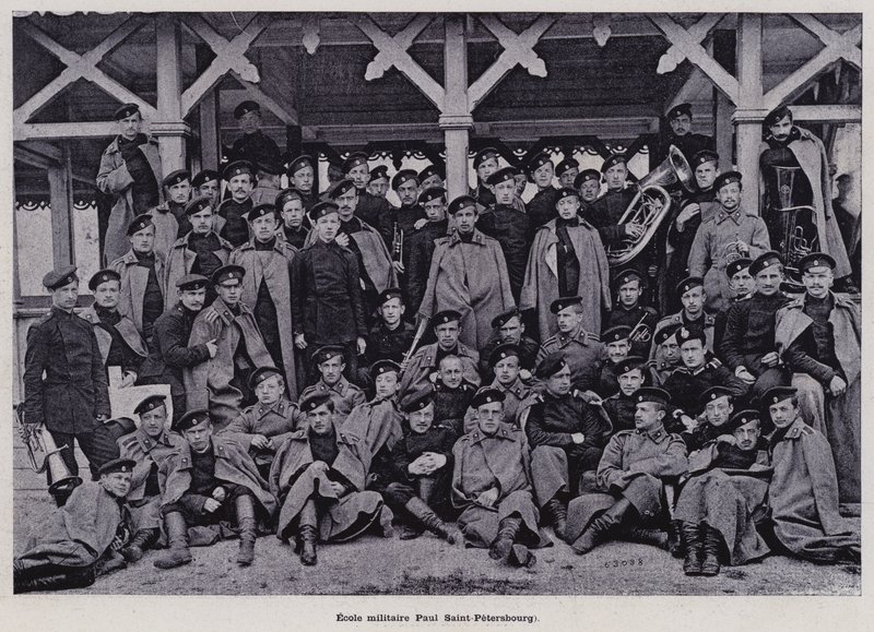 The Russian Army: Military School Paul St. Petersburg by French Photographer