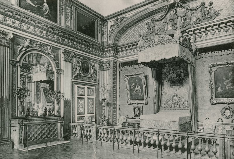 The Bed-Room of Louis XIV by French Photographer