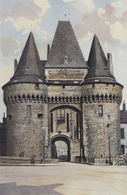 La Ferte-Bernard, City Gate, Entrance Side (Town Hall) by French Photographer