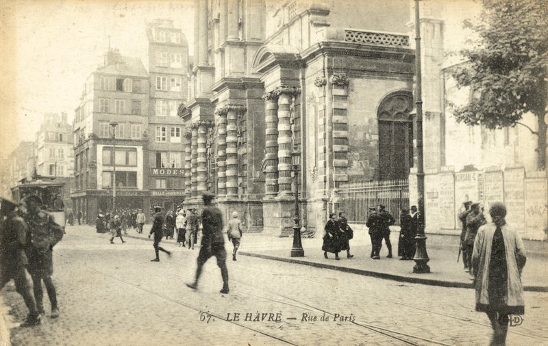 Le Havre, Rue De Paris by French Photographer