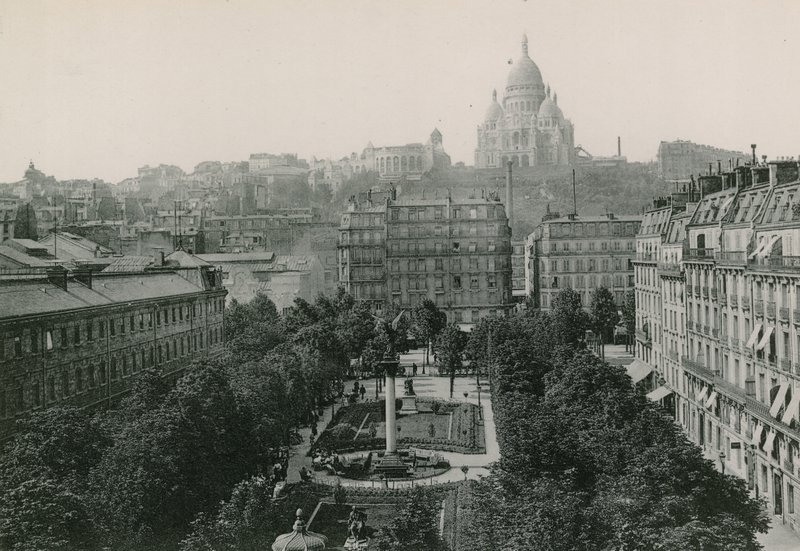 Antwerps Square and the Sacre-Coeur by French Photographer