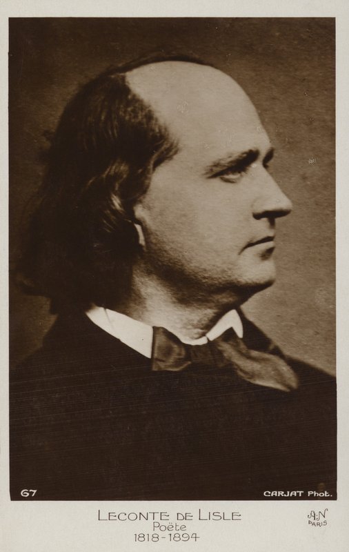 Leconte de Lisle (1818-1894), French poet by French Photographer