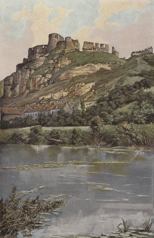Les Andelys, Chateau Gaillard, Riverside by French Photographer