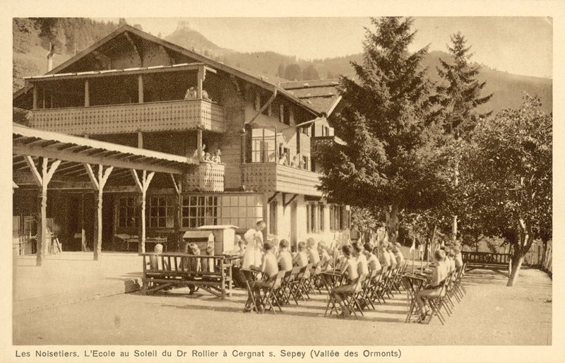Les Noisetiers, The School in the Sun by French Photographer