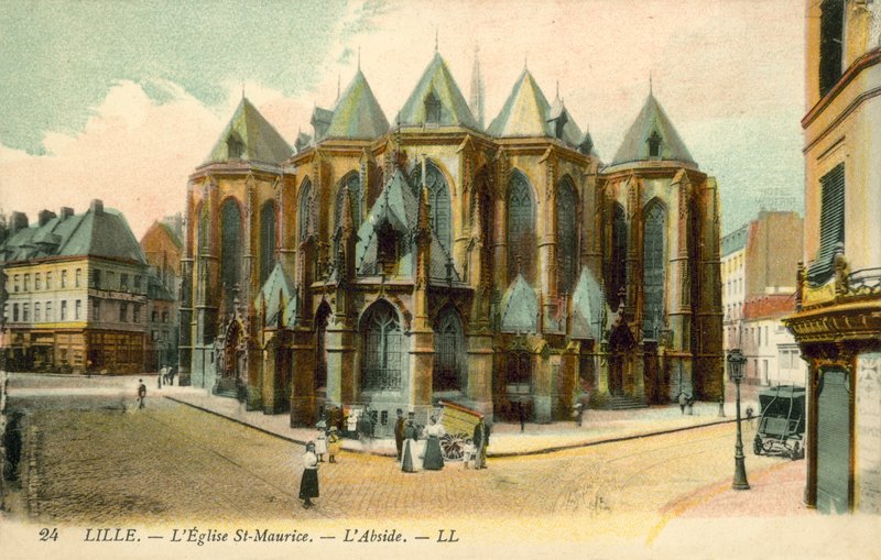 Lille, St-Maurice Church, The Apse by French Photographer