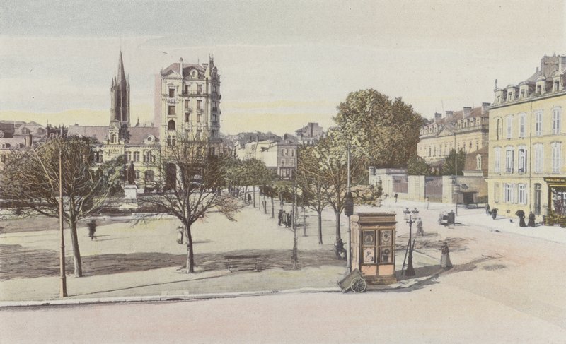 Limoges, Jourdan Square by French Photographer