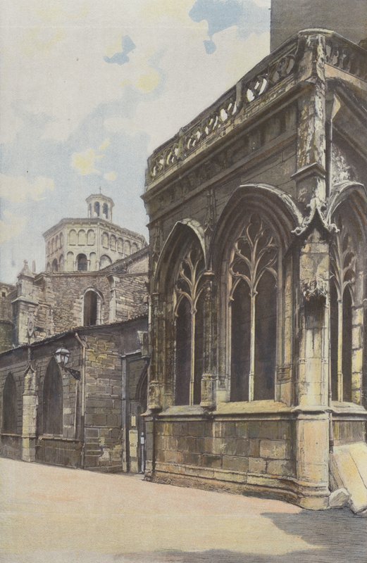 Lyon, Church of St-Paul, North Side by French Photographer