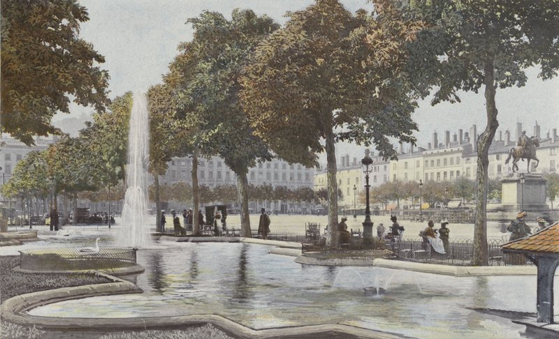 Lyon, Place Bellecour by French Photographer