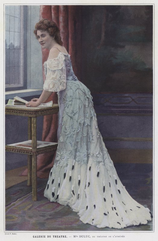 Mademoiselle Duluc, French actress by French Photographer